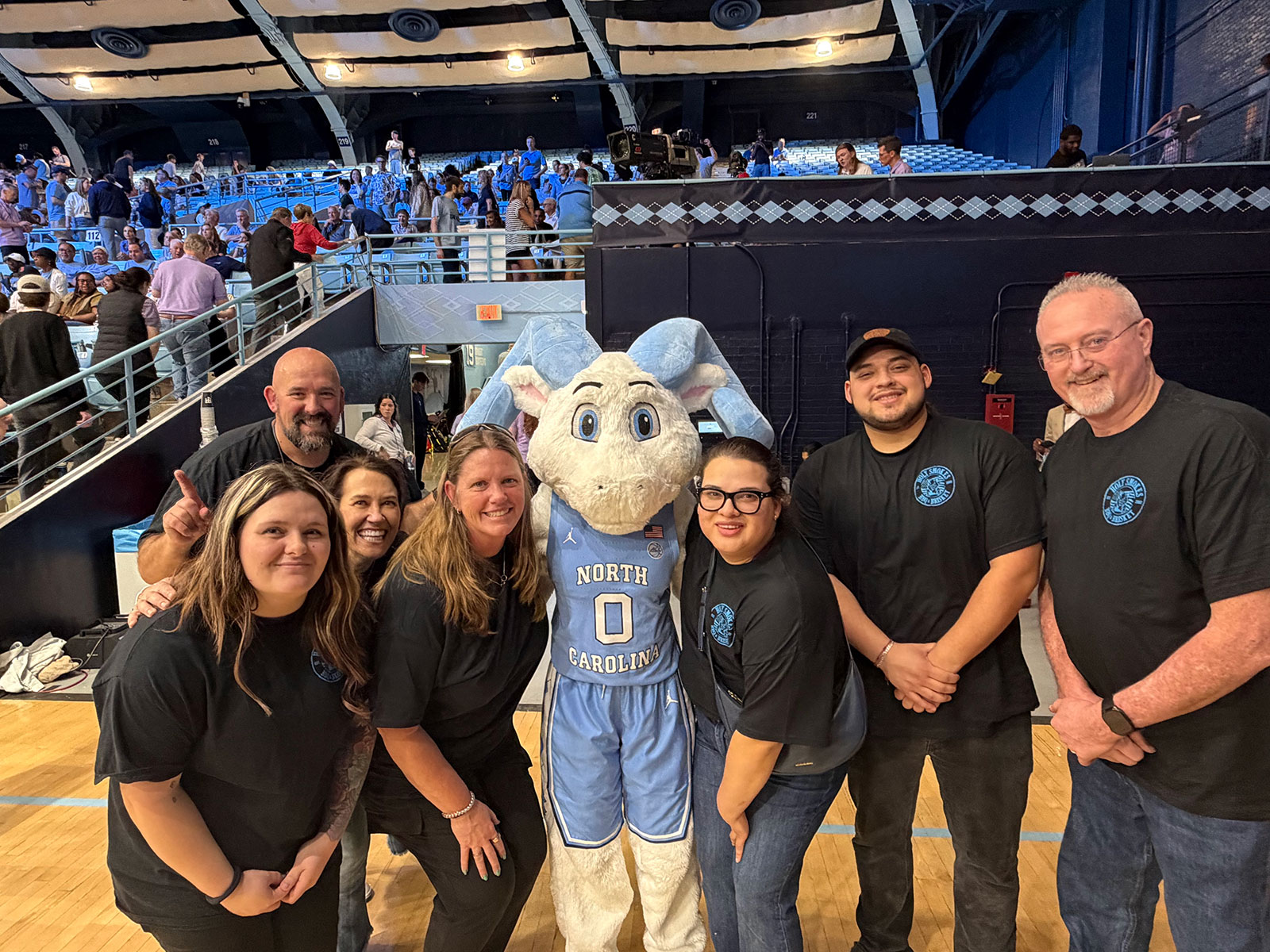 The Holy Smokes crew volunteering at a community event